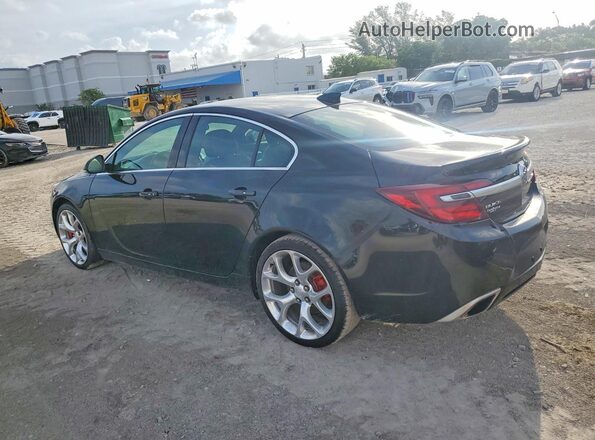 2G4GT5GX0H9138222 2017 BUICK REGAL Черный Задняя правая четверть