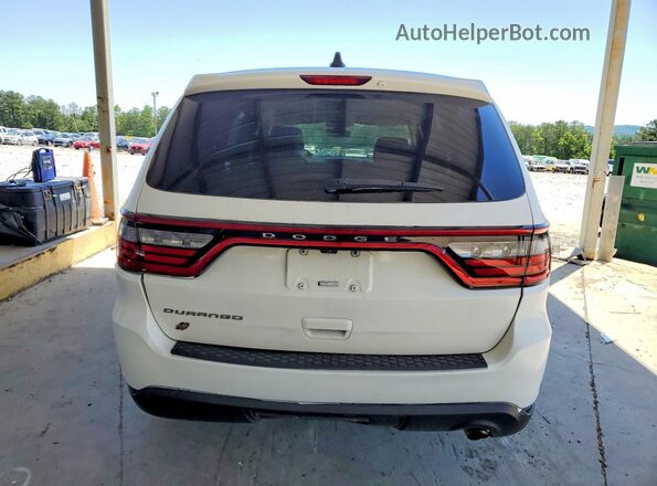 1C4RDJAG7KC606541 2019 DODGE DURANGO Белый Вид салона спереди