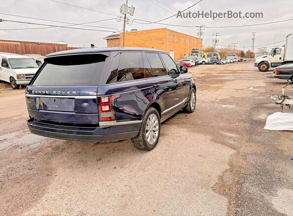 SALGS2VF5GA263311 2016 LAND ROVER RANGE Синий Вид спереди