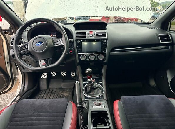 JF1VA2W65J9829255 2018 SUBARU WRX Белый Вид задних сидений