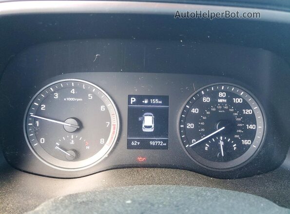 KM8J2CA43KU939748 2019 HYUNDAI TUCSON Синий Вид задних сидений