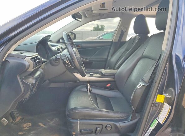 JTHBA1D25K5093643 2019 LEXUS IS Blue Առջևի վահանակի տեսք