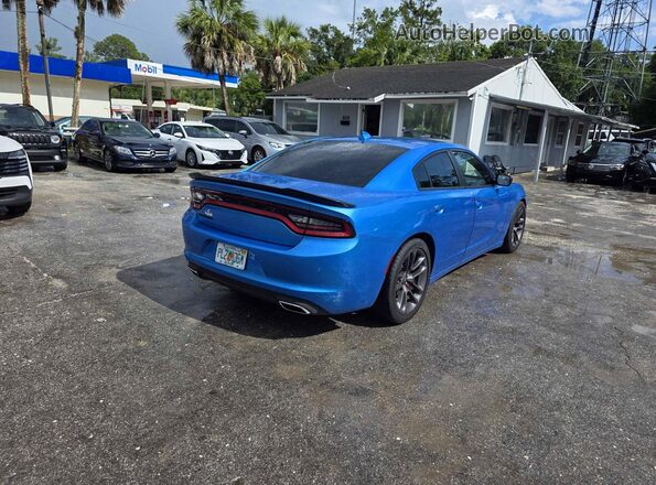 2C3CDXBG7PH561732 2023 DODGE CHARGER Синий Вид спереди
