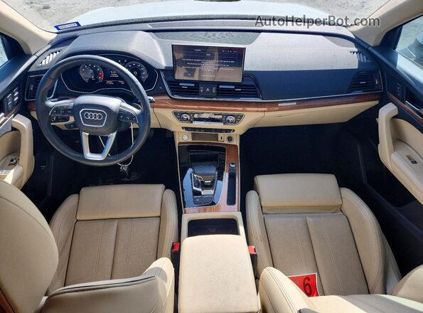 WA1BAAFY1M2003339 2021 AUDI Q5 Белый Вид щитка приборов