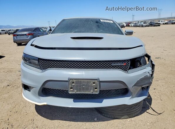 2C3CDXHG4MH548956 2021 DODGE CHARGER Gray უკანა ხედი