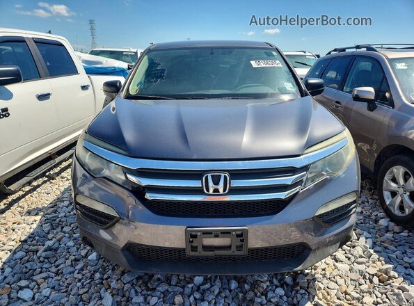 5FNYF5H18HB003821 2017 HONDA PILOT Серый Вид сзади