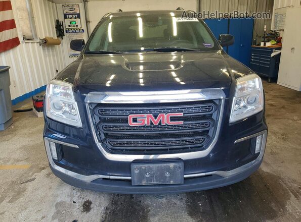 2GKFLTEK1G6159211 2016 GMC TERRAIN Синий Вид сзади