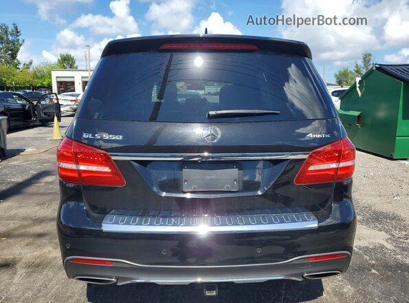4JGDF7DE5HA844082 2017 MERCEDES-BENZ GLS Черный Вид салона спереди