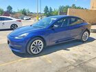 2022 Tesla Model 3 Синий vin: 5YJ3E1EB6NF191088