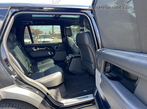 SALGS5RE3KA561190 2019 LAND ROVER RANGE Black Вид салону спереду