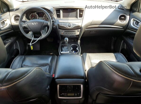 5N1DL0MMXHC541004 2017 INFINITI QX60 Синий Вид щитка приборов