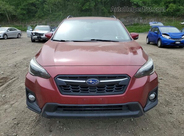JF2GTAMC7K8275029 2019 SUBARU CROSSTREK Red Հետևի տեսք