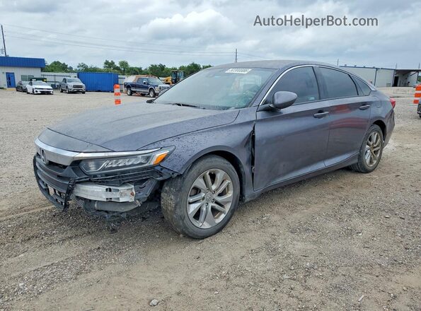 1HGCV1F10KA161564 2019 HONDA ACCORD Gray Przód lewy