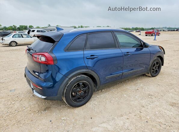 KNDCB3LC6H5047076 2017 KIA NIRO Синий Передняя правая четверть