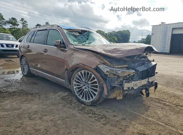 5UXCW2C01L9B48520 2020 BMW X7 Brown Vista frontal