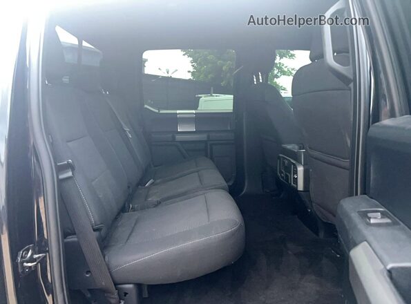 1FTEW1EF6HKE29828 2017 FORD F150 Черный Вид салона спереди