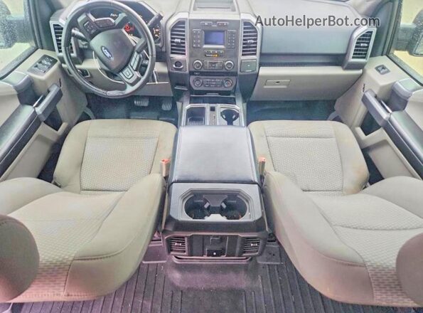 1FTEW1CP3JKC79307 2018 FORD F150 Серый Вид задних сидений