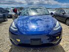 2022 Tesla Model Y Blue vin: 7SAYGDEE0NF401151