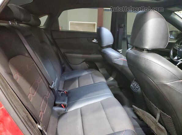 3KPF44AC7LE168793 2020 KIA FORTE Бордовый Вид задней части салона