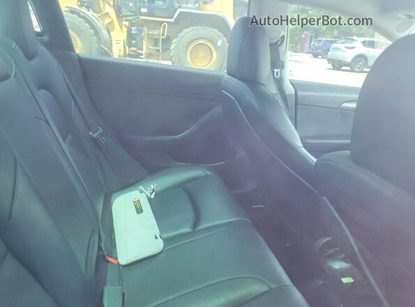 5YJ3E1EB6NF103222 2022 TESLA MODEL Белый Вид задней части салона