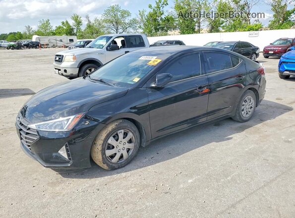 5NPD74LF3KH466497 2019 HYUNDAI ELANTRA Черный Задняя левая четверть