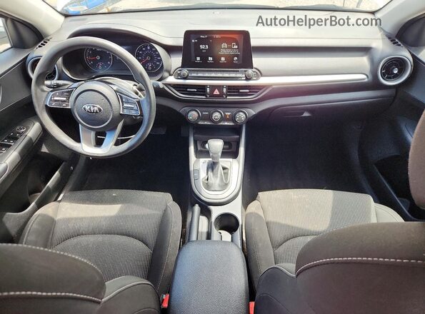 3KPF24AD6LE182800 2020 KIA FORTE White Vista del cuadro de instrumentos
