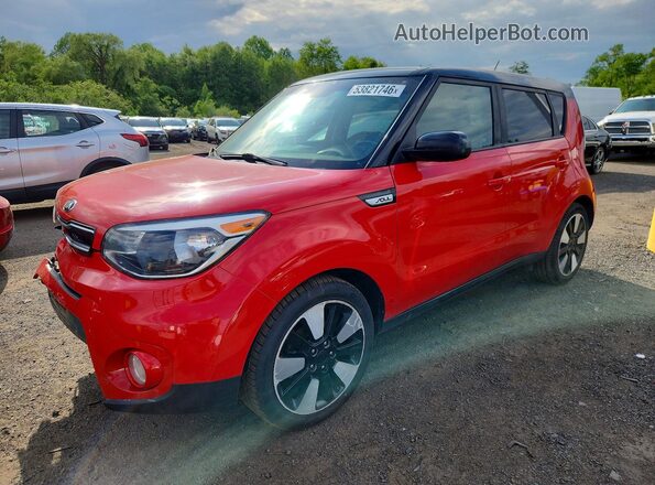 KNDJP3A59K7017689 2019 KIA SOUL Красный Задняя левая четверть