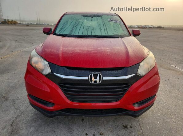 3CZRU5H37HG710182 2017 HONDA HR-V Red Widok z tyłu