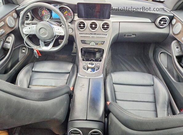 WDDWJ8EB1KF860432 2019 MERCEDES-BENZ C Gray Widok zestawu wskaźników