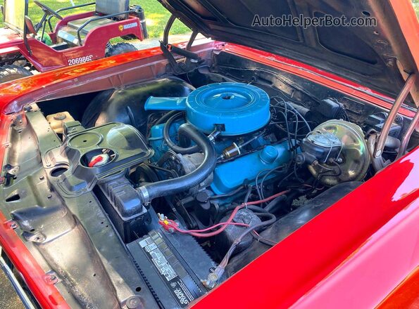 237677B123751 1967 PONTIAC LEMANS Red Vista de la etiqueta del VIN