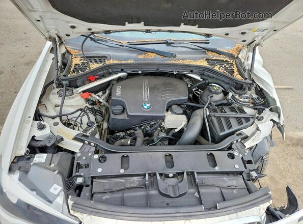 5UXWX9C33H0T25008 2017 BMW X3 Белый Вид наклейки с VIN-кодом