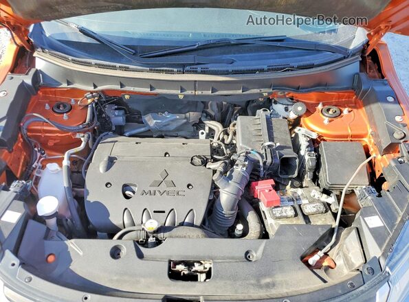 JA4APUAU1MU001708 2021 MITSUBISHI OUTLANDER Orange Widok komory silnika