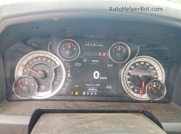 1C6RR6TT9HS610153 2017 RAM 1500 White Vista de los asientos traseros