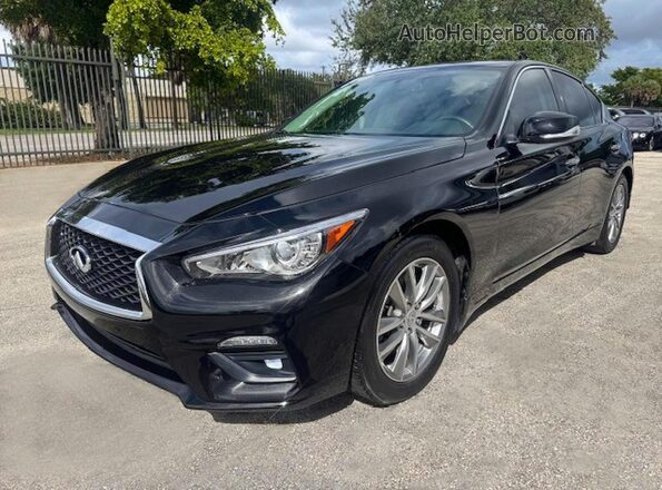 JN1EV7AP1MM701174 2021 INFINITI Q50 Black Przód lewy
