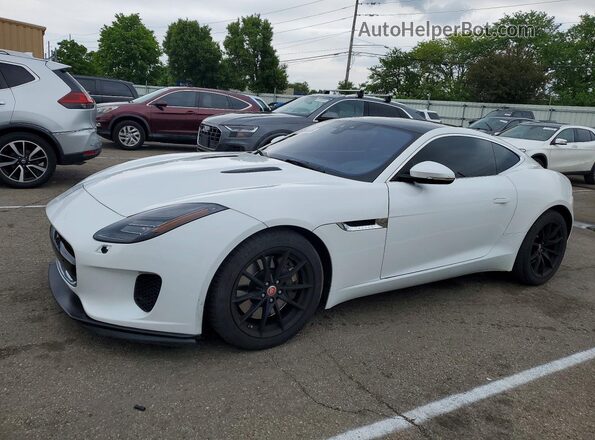 SAJDD1GX5JCK53914 2018 JAGUAR F-TYPE Белый Передняя левая четверть