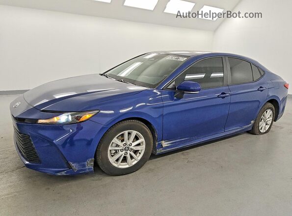 4T1DAACK5SU055794 2025 TOYOTA CAMRY Синий Передняя левая четверть