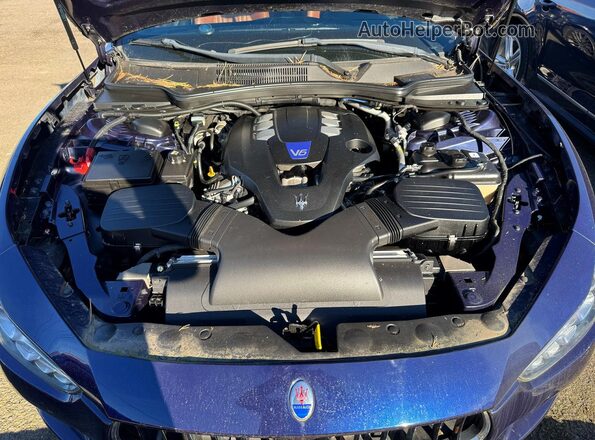 ZAM57RSA7G1168911 2016 MASERATI GHIBLI Blue Вид панелі приладів