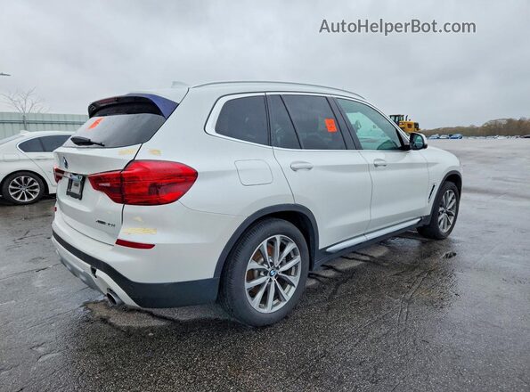 5UXTR9C55KLP77417 2019 BMW X3 Белый Задняя правая четверть