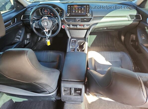 1HGCV2F53JA010080 2018 HONDA ACCORD Gray ხელსაწყოთა პანელის ხედი