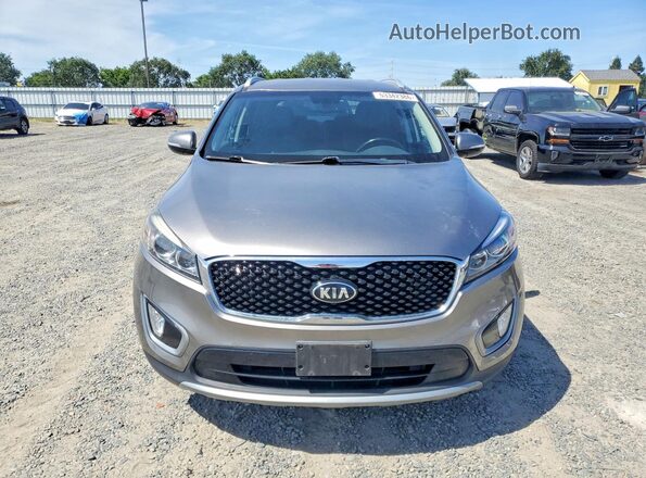 5XYPH4A51GG128826 2016 KIA SORENTO Серый Вид сзади