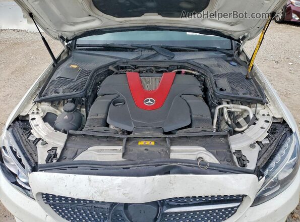 55SWF6EB0GU132868 2016 MERCEDES-BENZ C White VIN კოდის სტიკერის ხედი