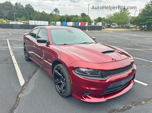 2C3CDXCT4PH504920 2023 DODGE CHARGER Maroon Rear left