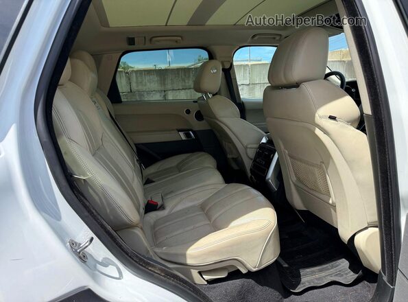 SALWR2PF0GA595645 2016 LAND ROVER RANGE ROVER White Вид салону спереду
