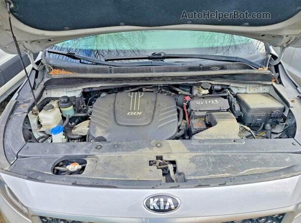 KNDMA5C17J6400720 2018 KIA SEDONA Gray Widok wnętrza z przodu