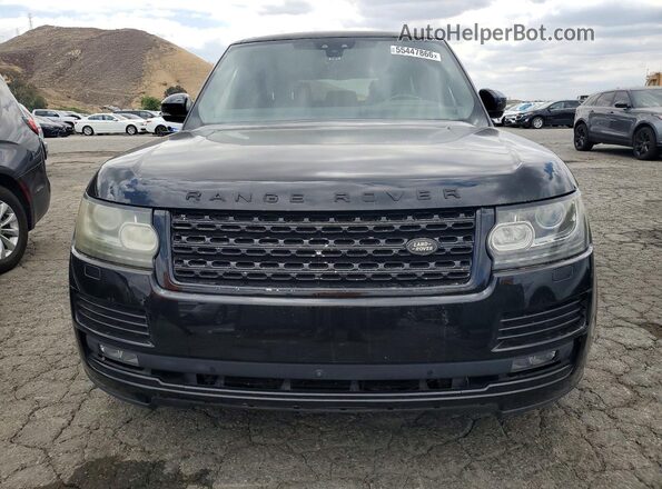 SALGS2FE6HA322518 2017 LAND ROVER RANGE Черный Вид сзади