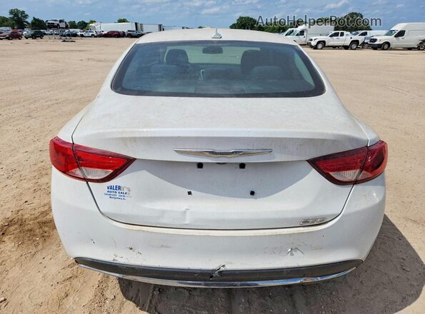 1C3CCCAB1GN112085 2016 CHRYSLER 200 Белый Вид сзади