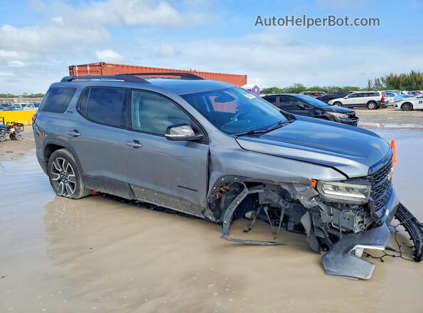 1GKKNKLS0MZ176605 2021 GMC ACADIA Угольный Вид спереди