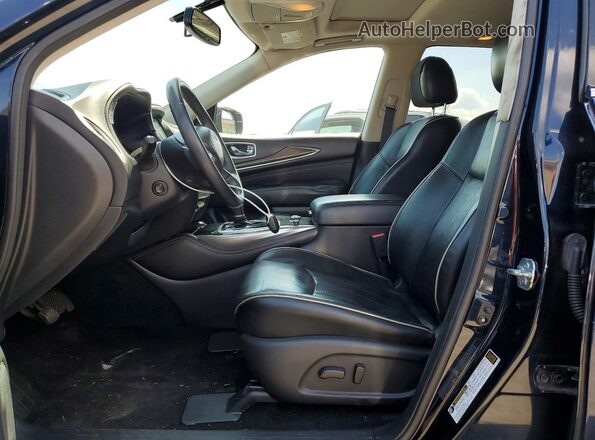 5N1DL0MMXHC541004 2017 INFINITI QX60 Синий Вид панели приборов