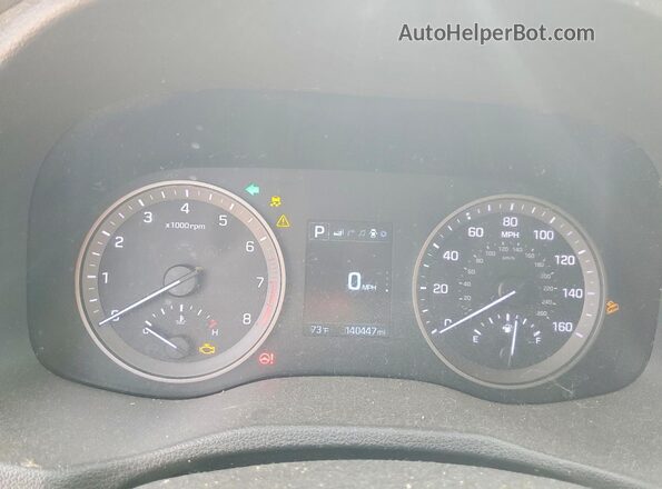 KM8J33A25GU048637 2016 HYUNDAI TUCSON Коричневый Вид задних сидений