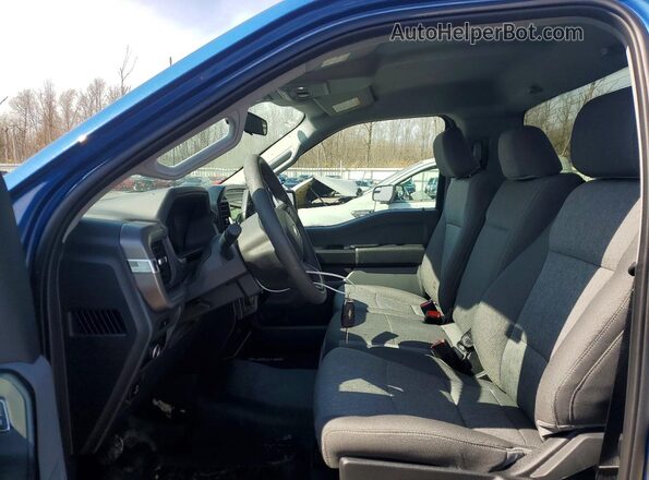1FTMF1L57SKD93371 2025 FORD F150 Синий Вид салона спереди